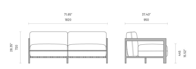 Canapea de exterior Bondi