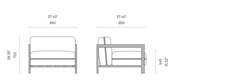 Fotoliu de exterior Bondi