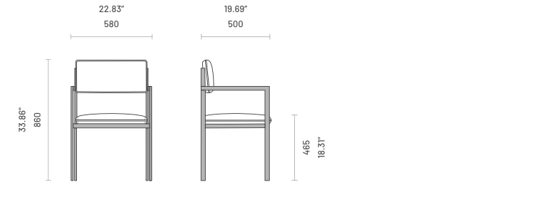 Scaun de exterior Bondi