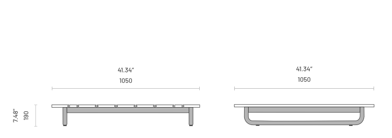 Masa de cafea de exterior Copacabana