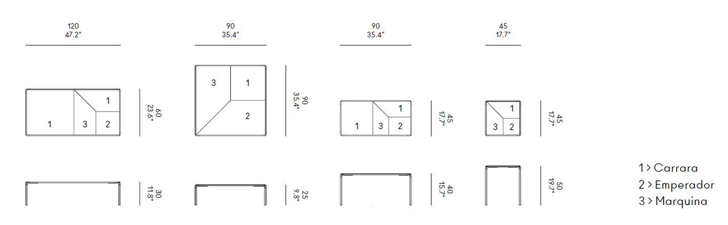 Masa de cafea Ragtime