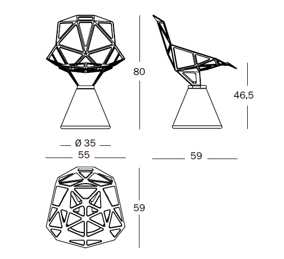 Scaun pivotant de exterior Chair One
