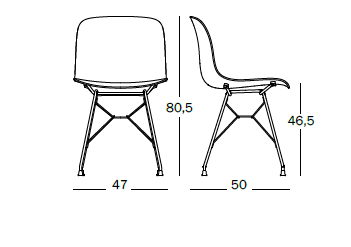 Scaun Troy WireFrame