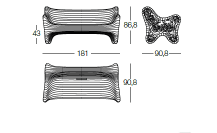 Canapea 3 locuri In-Side