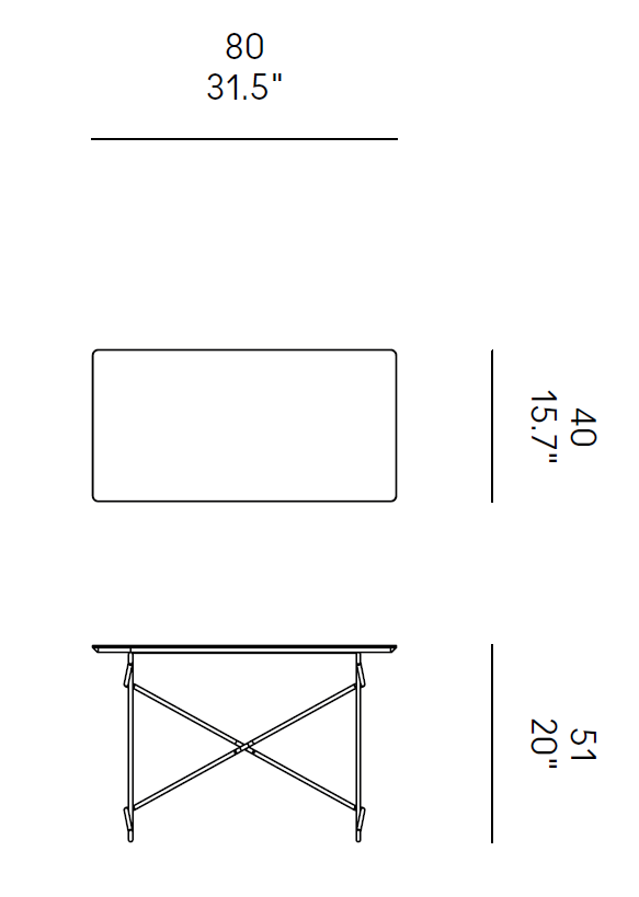 Masa de cafea Charleston