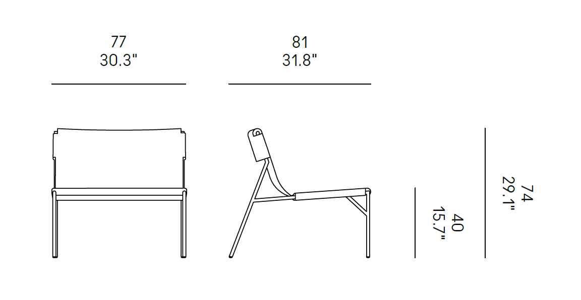 Fotoliu Tout le Jour Lounge