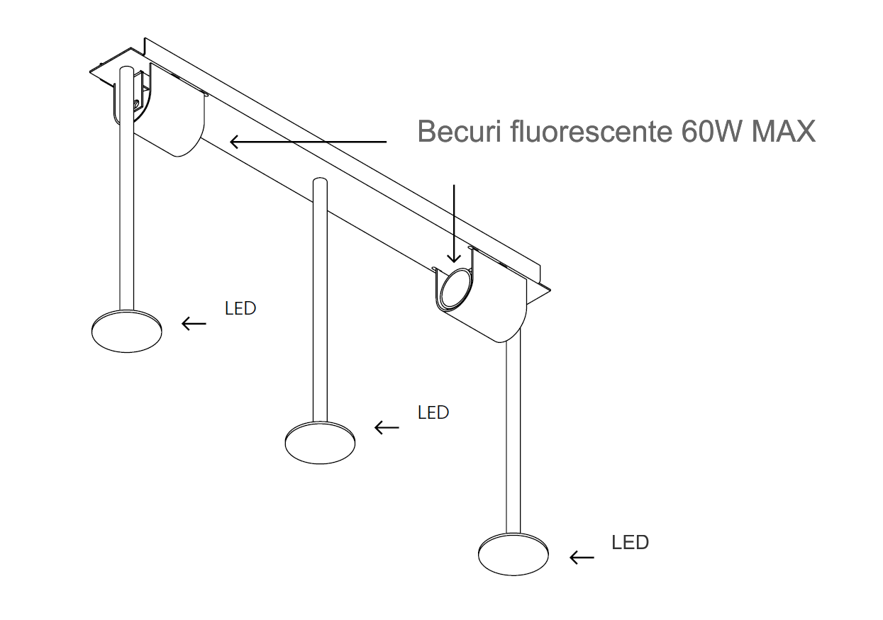 Lampa tavan Plywood Chandelier