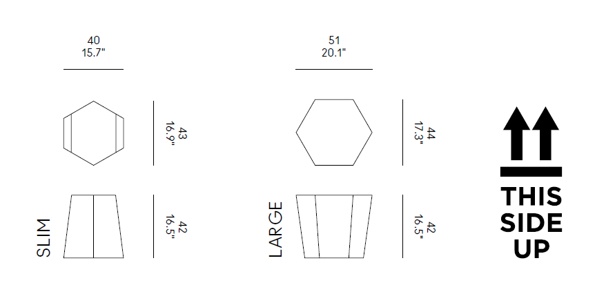 Masa de cafea Hexagon