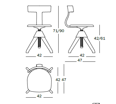 Scaun pivotant  Tuffy