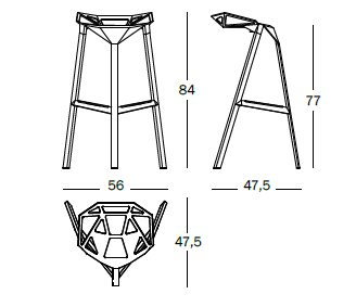 Scaun de bar Stool One