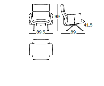 Fotoliu Officina cu spatar inalt