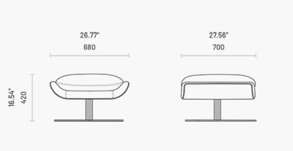 Fotoliu rotativ Elba