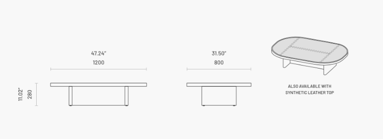 Masa de cafea Gilbert L