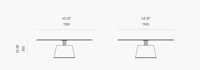 Masa de cafea Panton