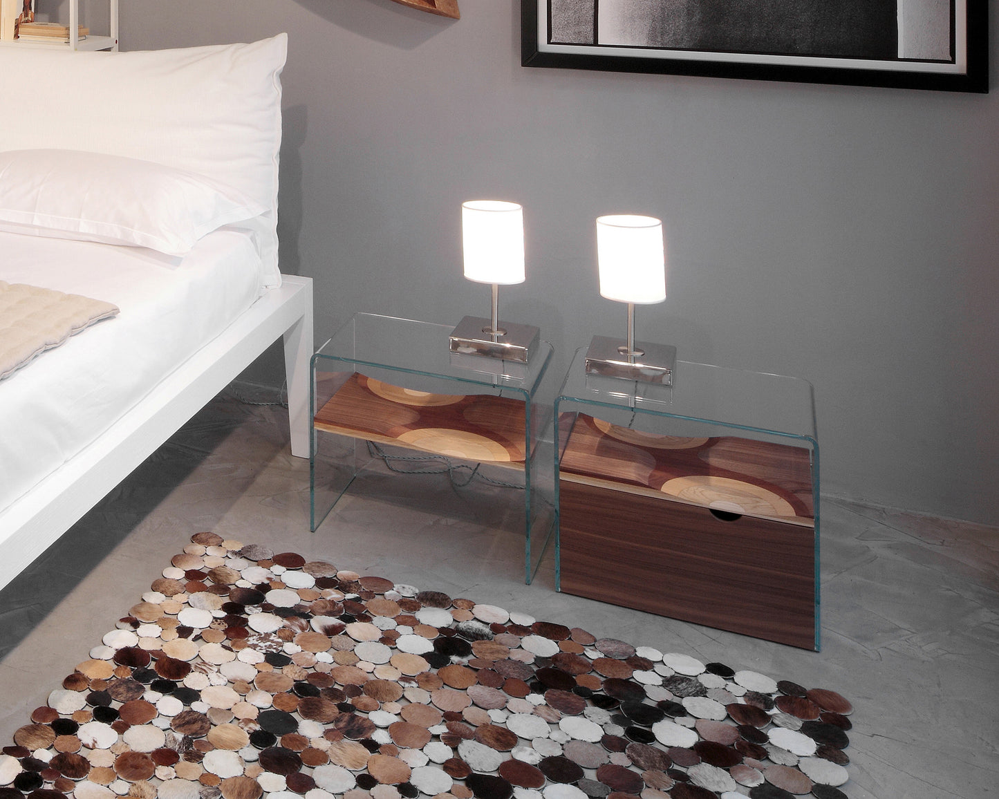 Masa de cafea/Noptiera Bifronte