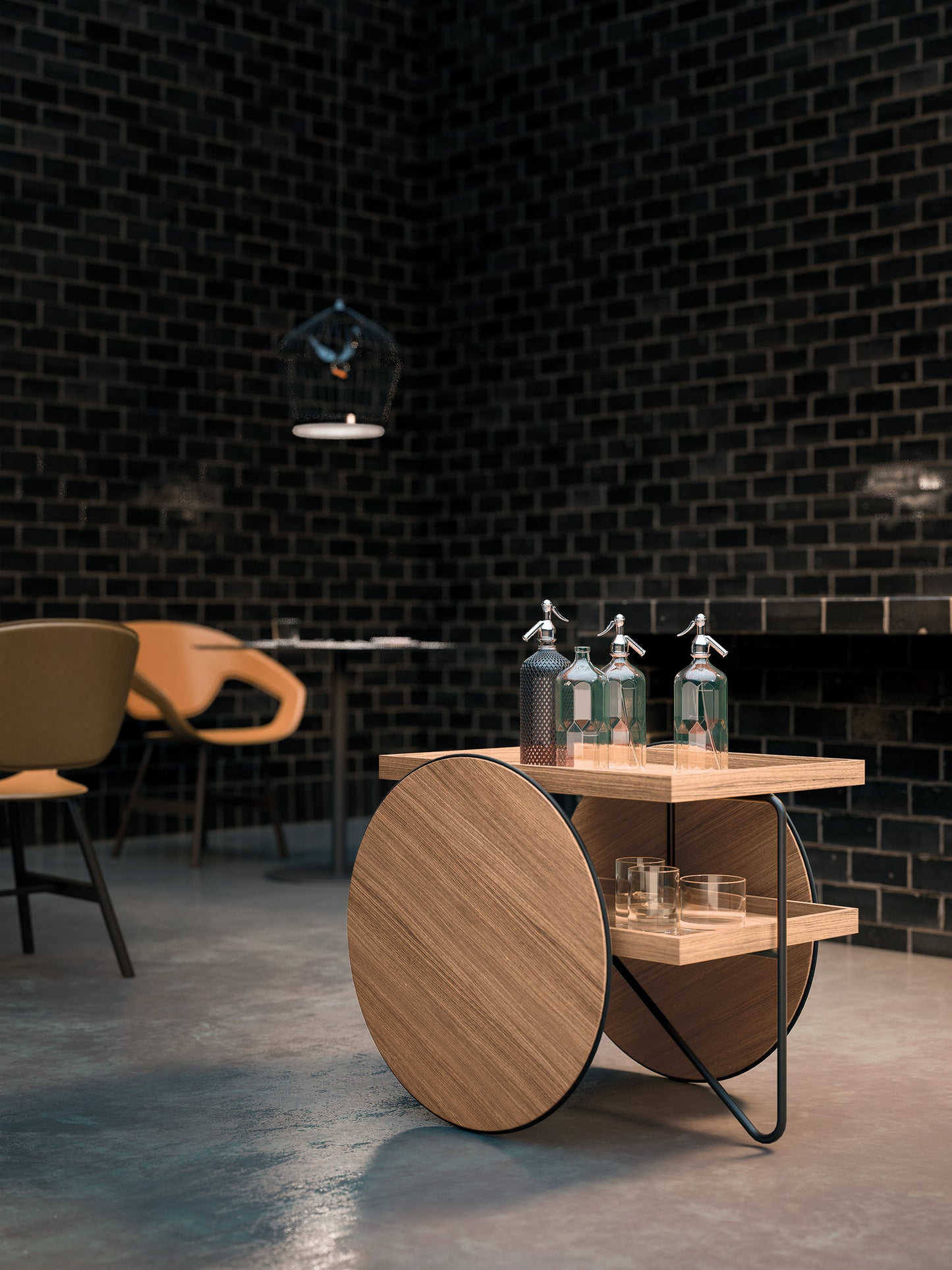 Masa de cafea mobila Chariot