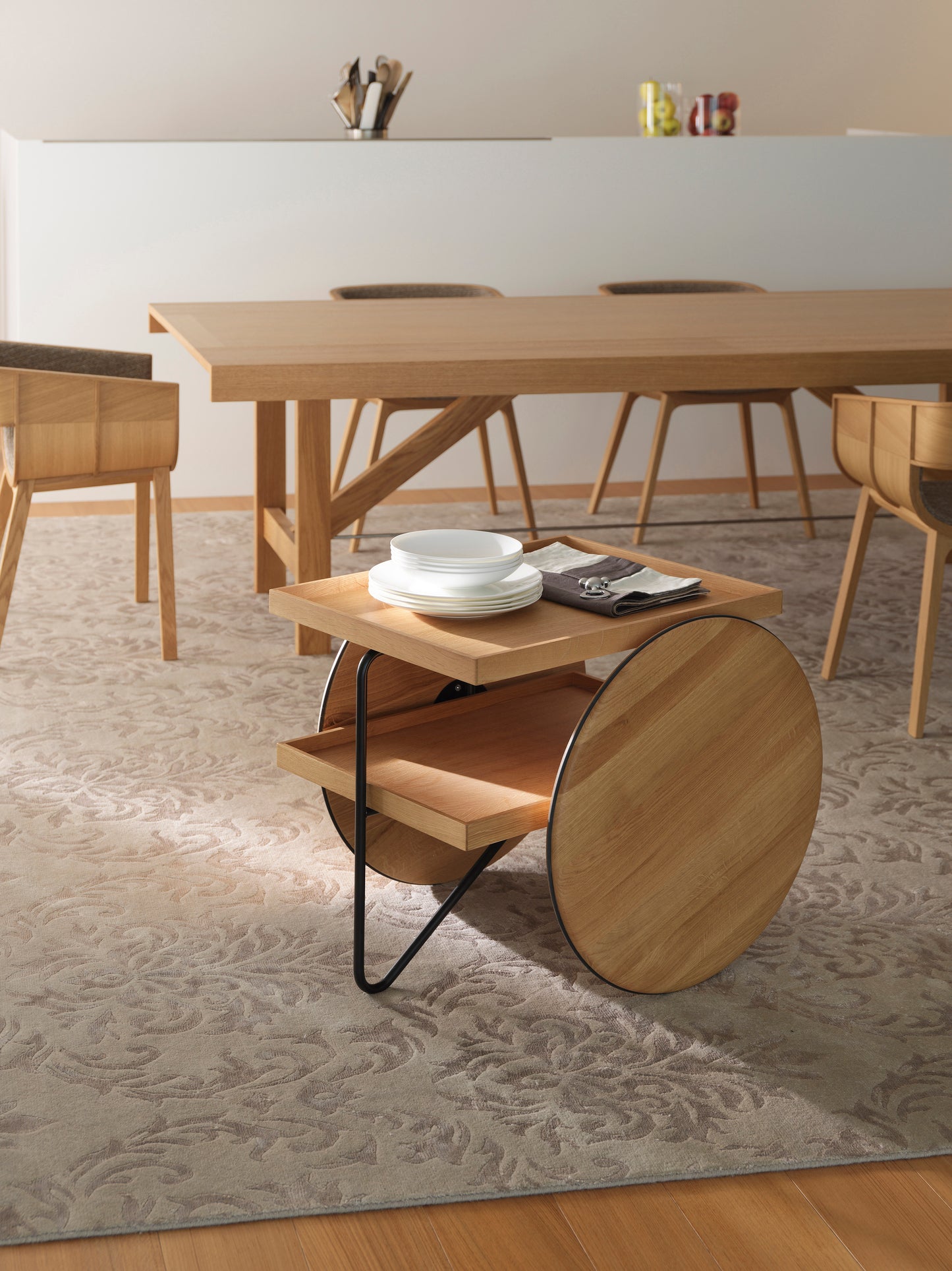 Masa de cafea mobila Chariot