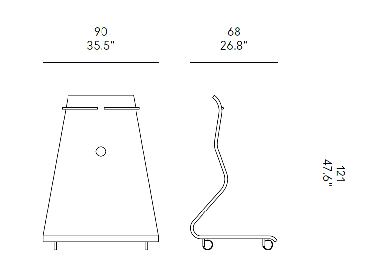 Suport TV mobil Cobra