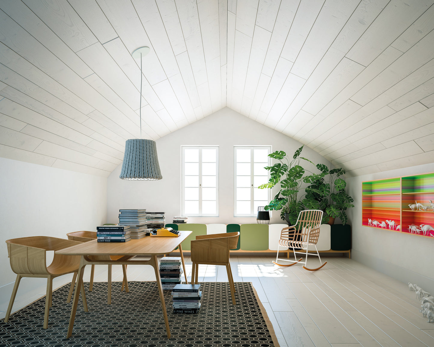 Lampa din lână Granny