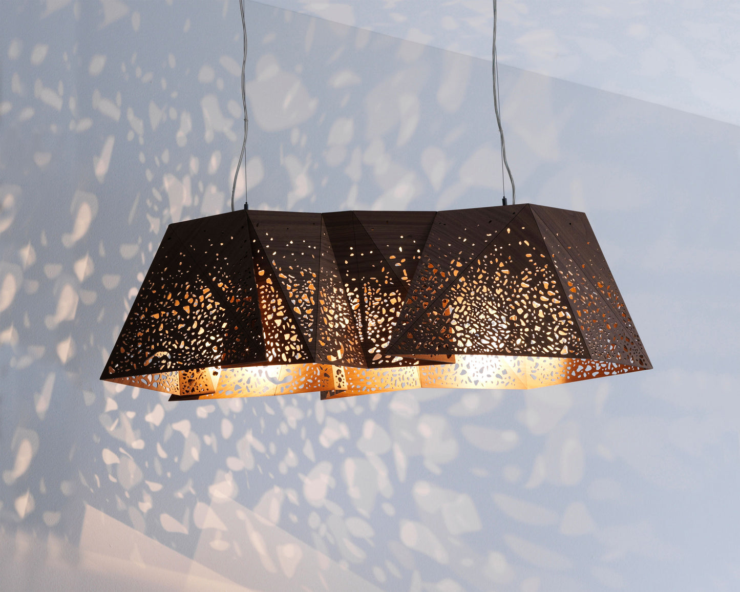 Lampa tavan Plywood Chandelier