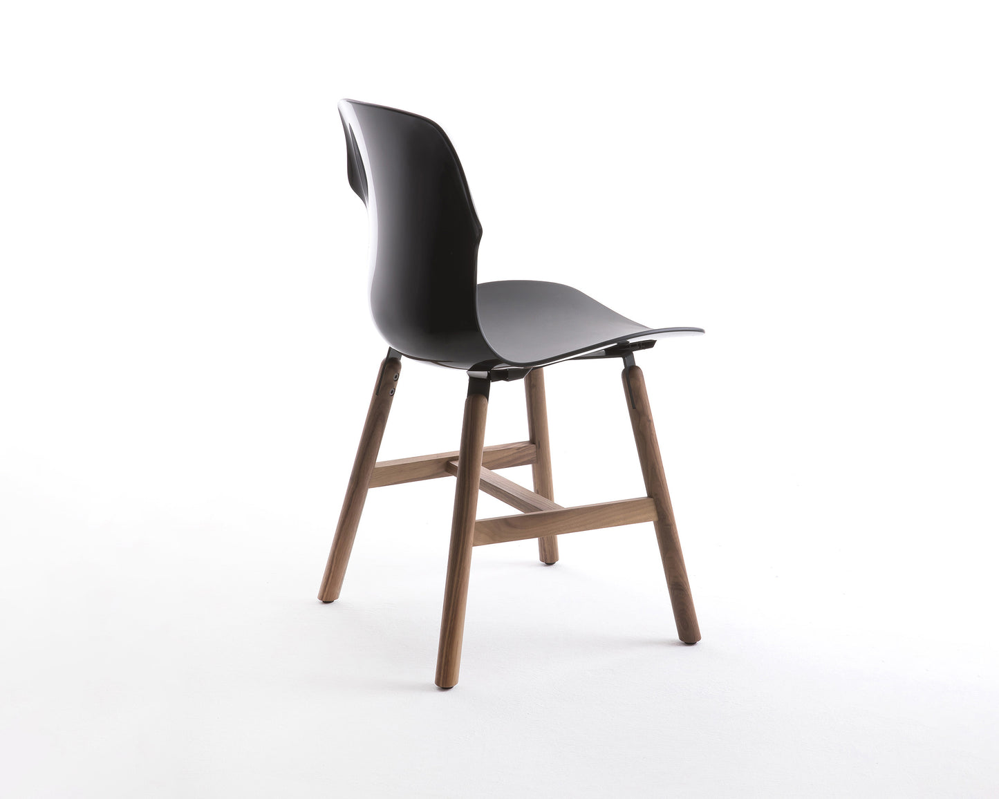 Scaun Stereo Wood Polipropilena