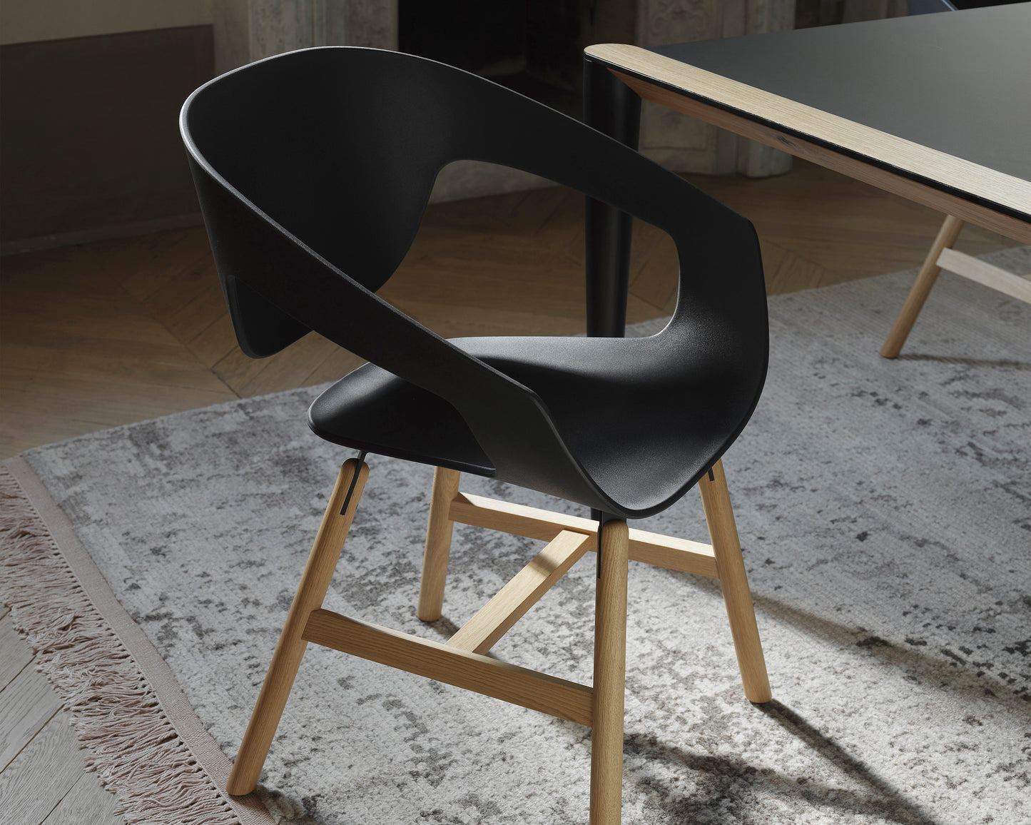 Scaun Vad Wood Polipropilene