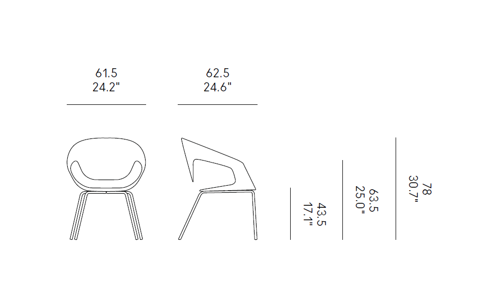 Scaun de exterior Vad